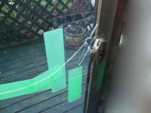 世田谷区の空き巣被害によるガラス修理