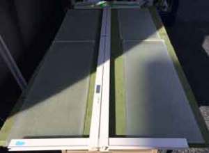 浴室折れ戸アクリル板の交換