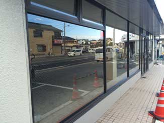 市川市のカッティングシートの剥離後