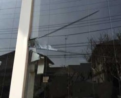 千葉市緑区の空き巣による出窓割れ