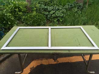 千葉市花見川で網戸張替