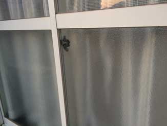 空き巣被害ガラス修理後