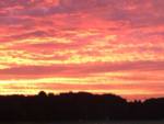 茜色の空