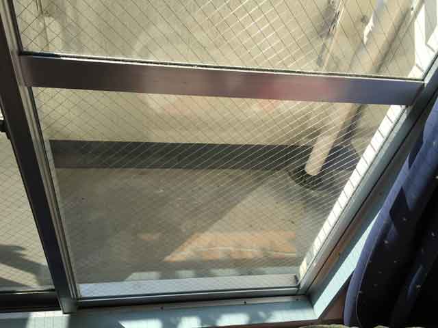 中央区松波ガラス修理後