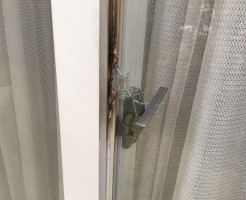 焼き破り被害修理前