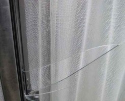 四街道の空き巣被害ガラス修理前