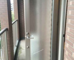 複層ペアガラス修理前