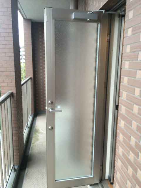 複層ペアガラス修理後