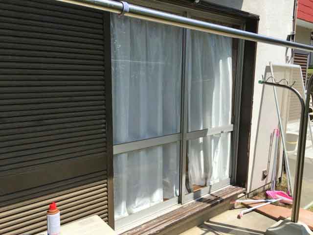 ガラス交換施工前