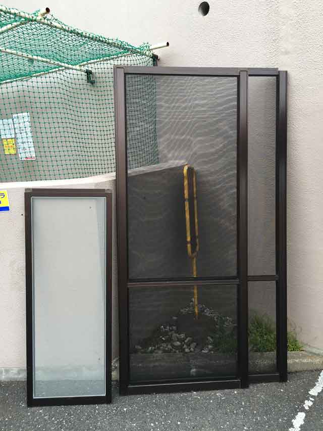 マンション網戸張替後