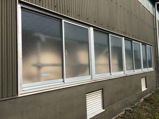 くもりガラス修理後