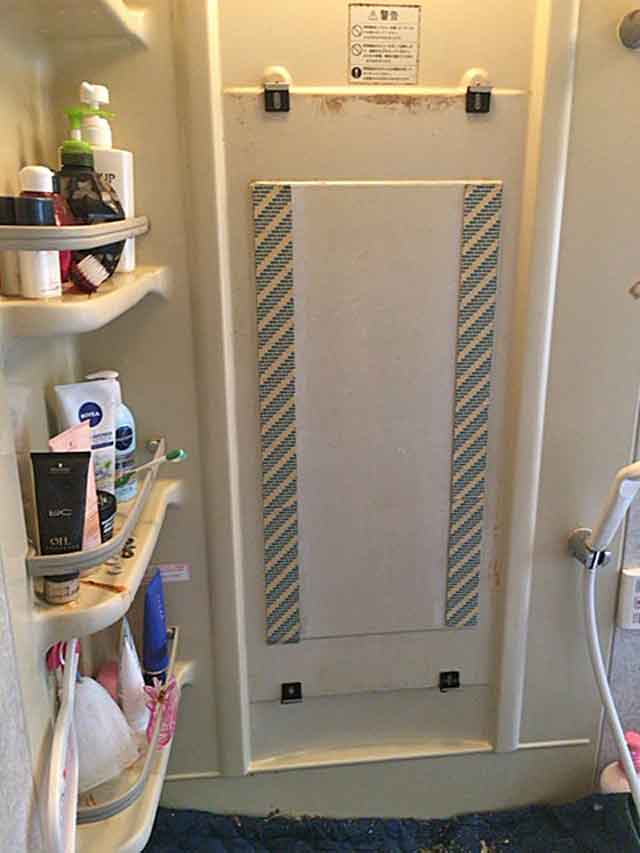 ミラーマット貼付後