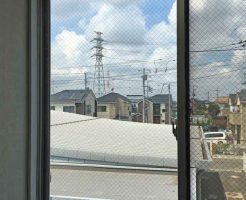 網入りガラス修理交換後