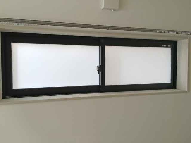 目隠しフィルム施工後