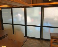 千代田区の飲食店でフィルム貼り