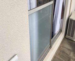 すりガラス修理後