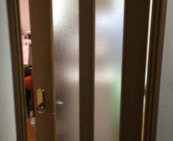 リビングドア硝子修理後