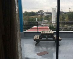 網入りガラス修理完了