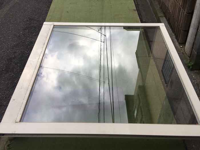 複層ペアガラス修理後