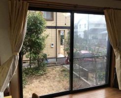 修理交換後の複層ペアガラス